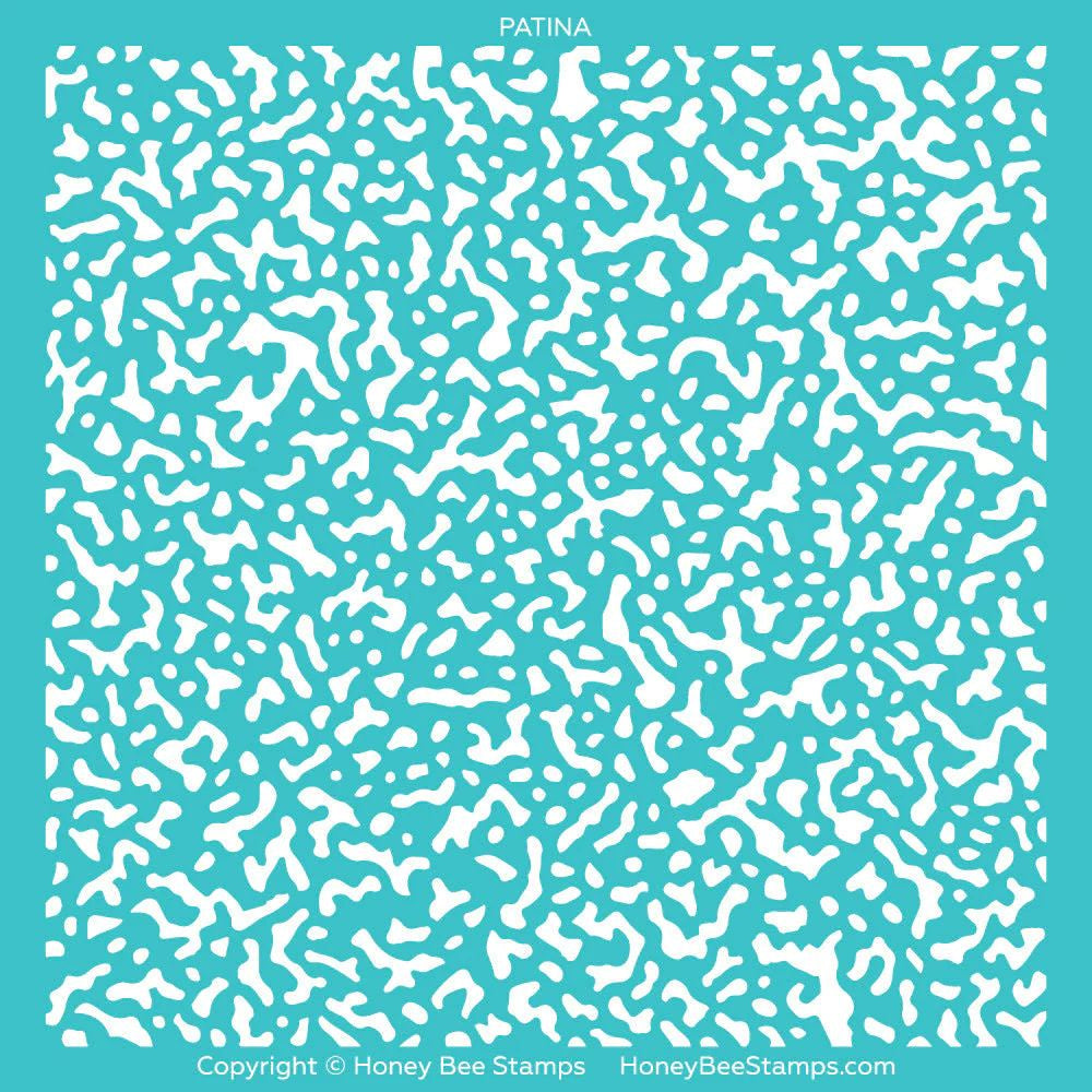 Honey Bee Stamps Patina Background Stencil