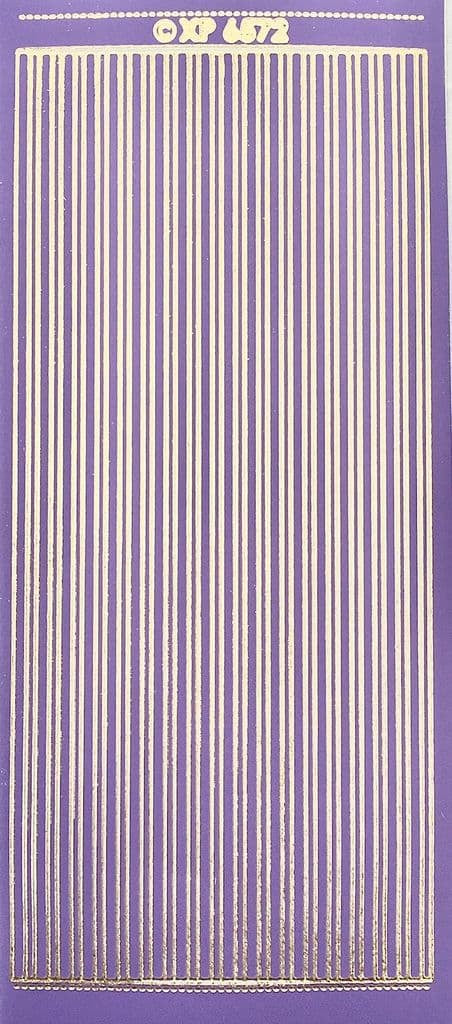 Straight Peel-Off Stickers 10x23 cm Purple