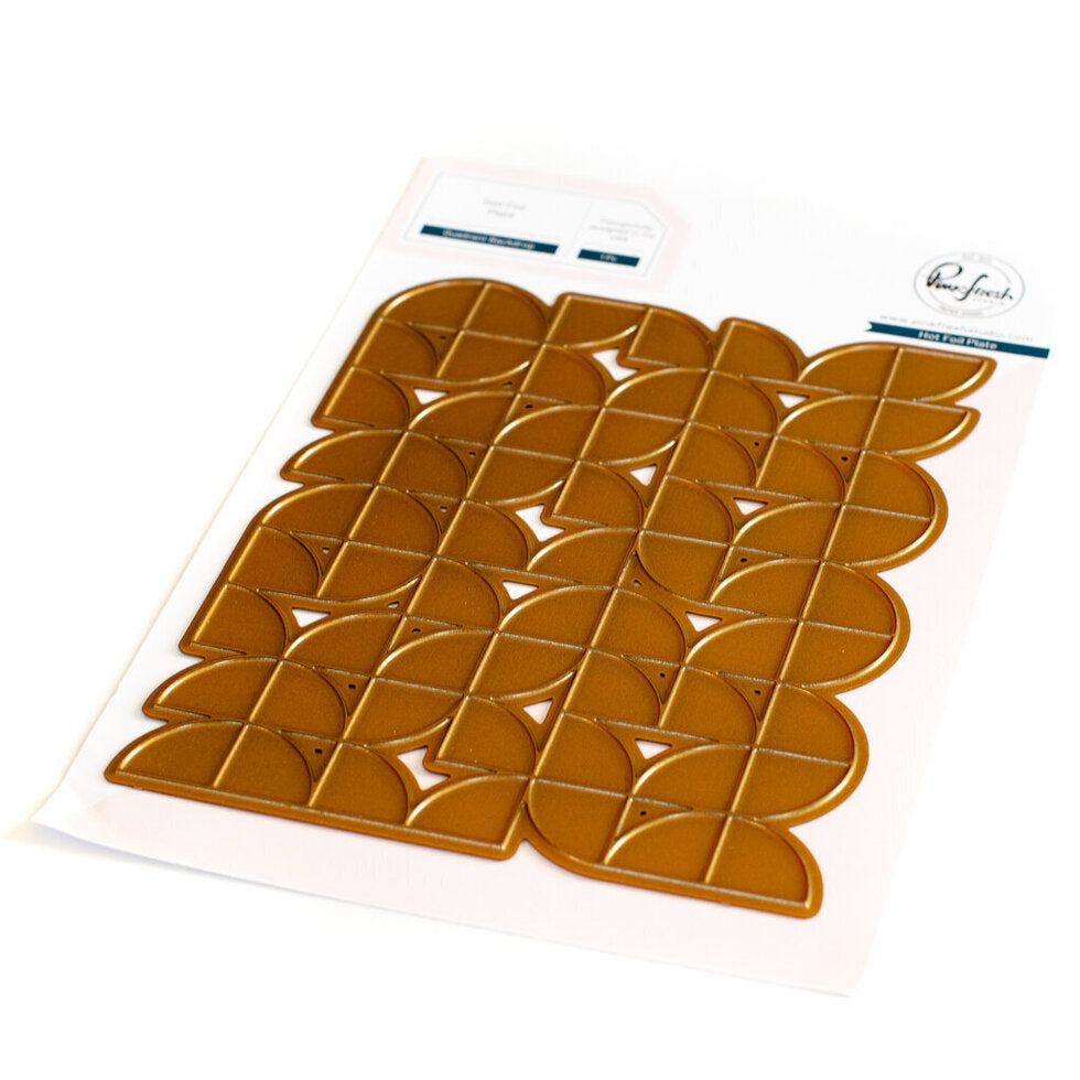 Pinkfresh Studio Quadrant Backdrop hot foil RETIRED