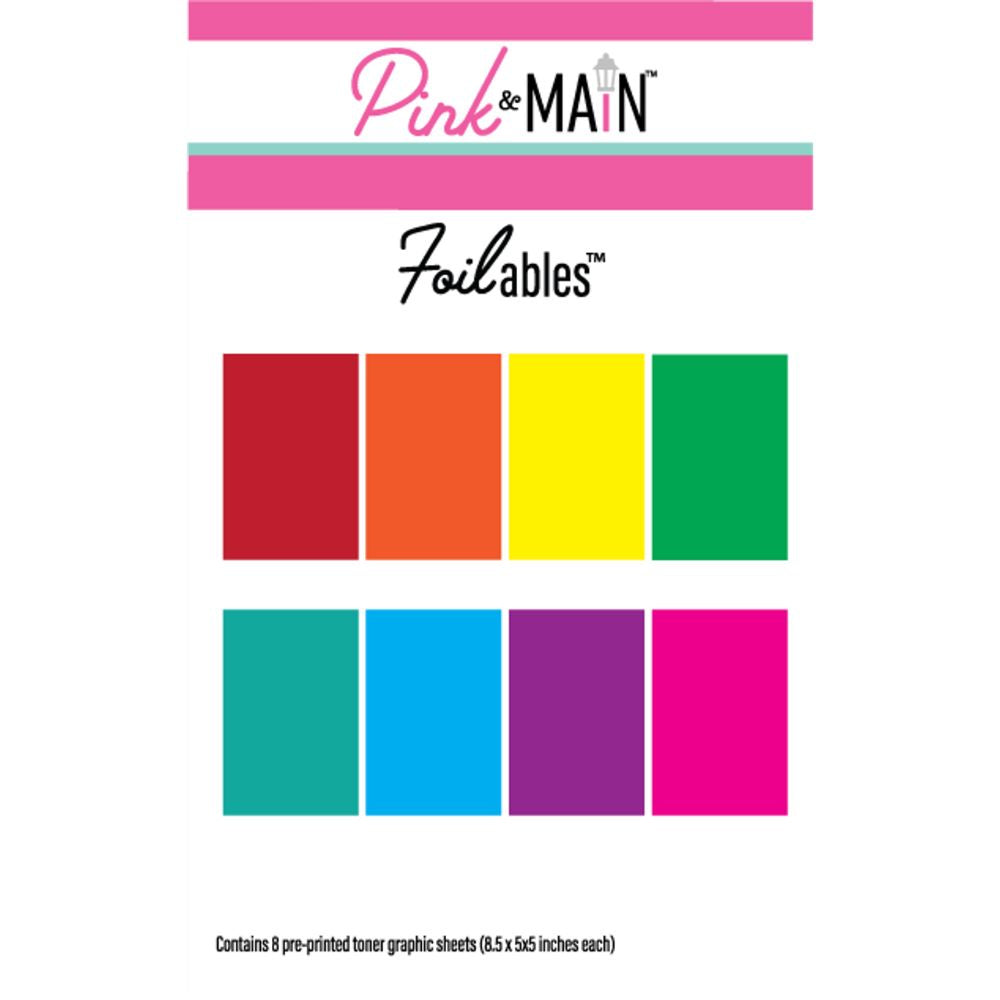Pink & Main Rainbow Color Toner Sheets