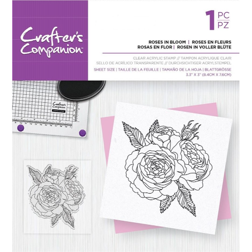 Crafter's Companion Roses in Bloom Clear Stamps (CC-ST-CA-ROSIB)