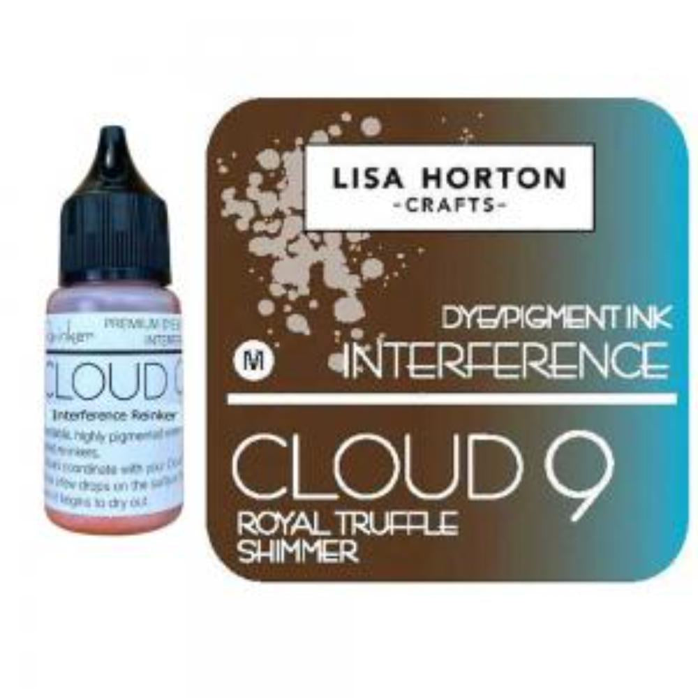 Lisa Horton Crafts Interference Ink - Reinkers - Royal Truffle Shimmer