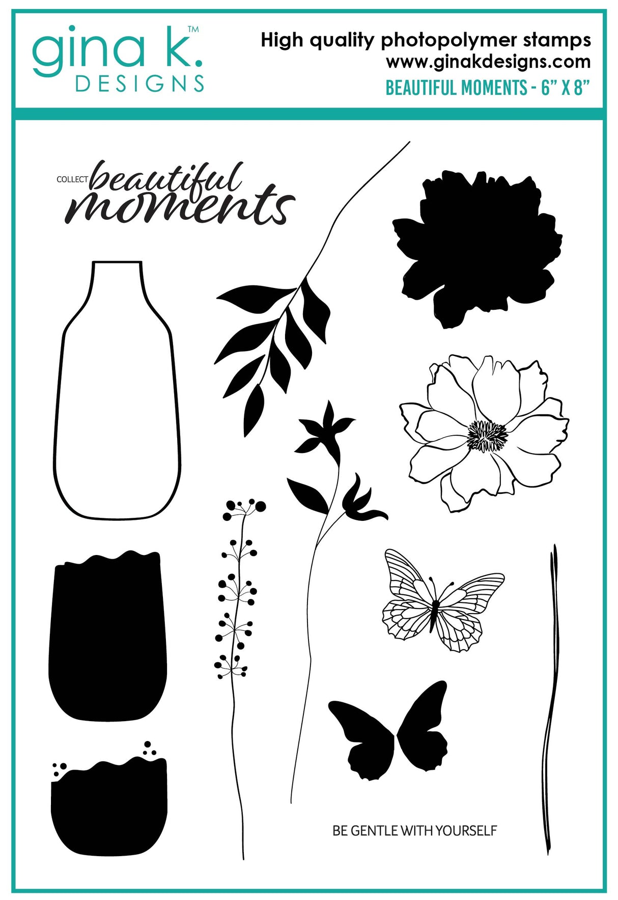 Gina K Designs STAMPS- Beautiful Moments