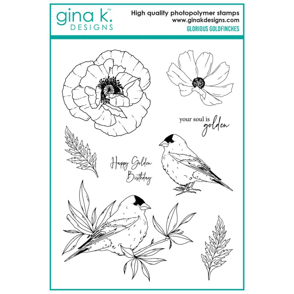 Gina K Designs Bundle- Glorious Goldfinches Retired