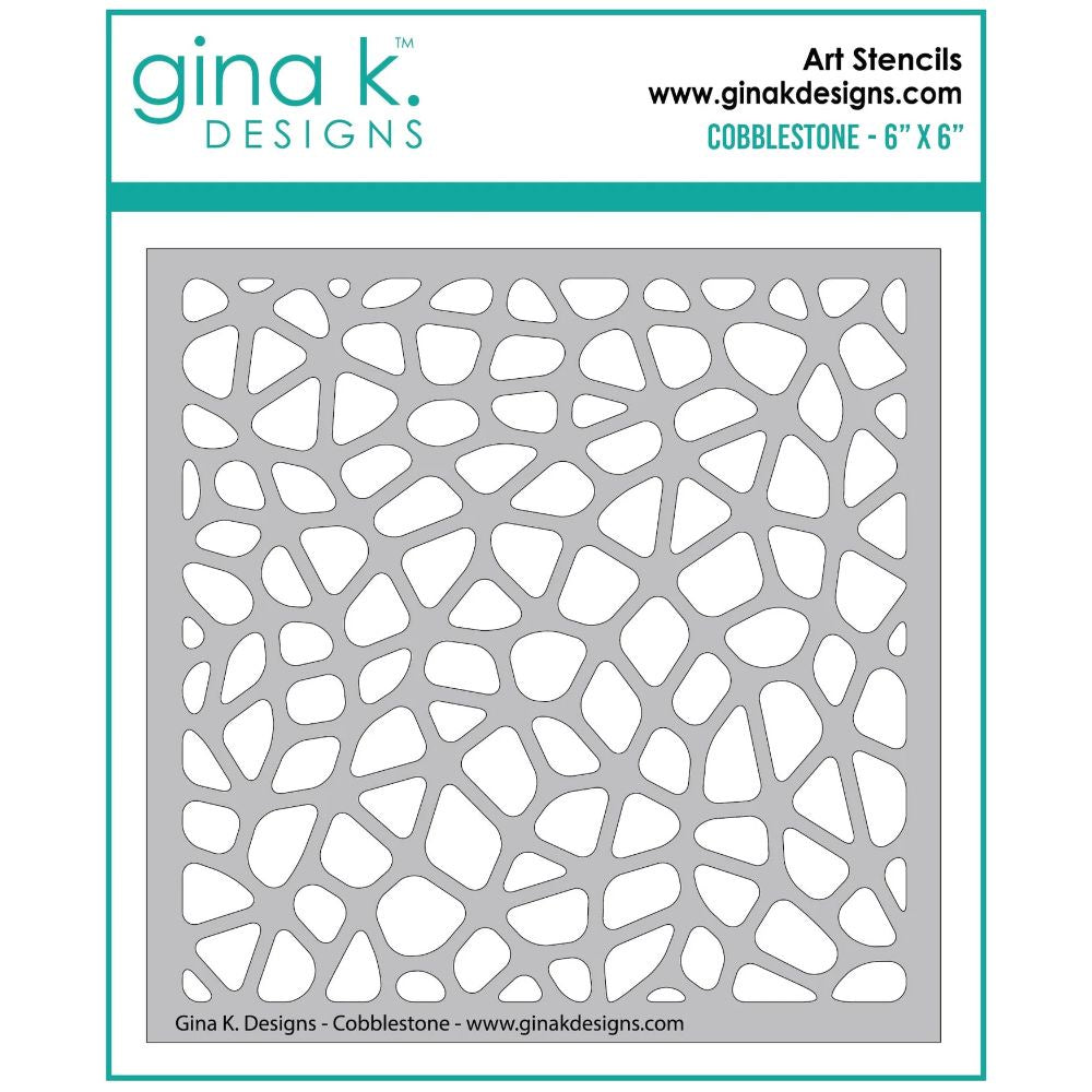Gina K Designs STENCIL- Cobblestone