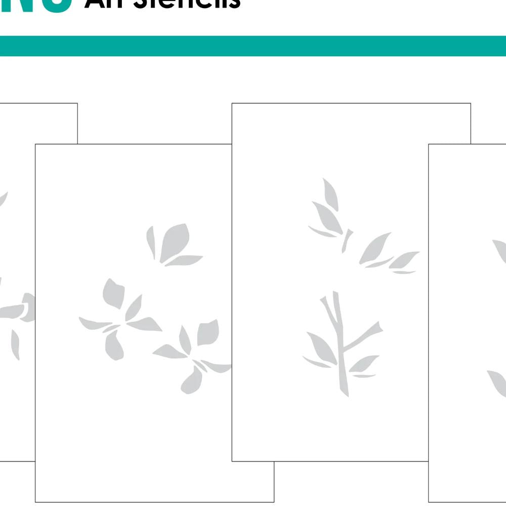 Gina K Designs *STENCIL- Fancy Florals Layering Stencils