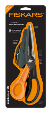 Fiskars Scissors Multi-tool Cuts+More 23cm (1000809)