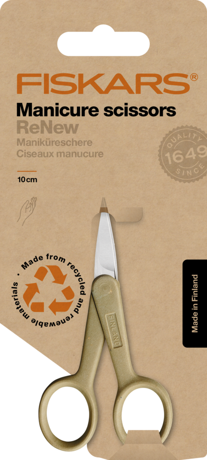 Fiskars Scissors ReNew Manicure 10cm (1062548)