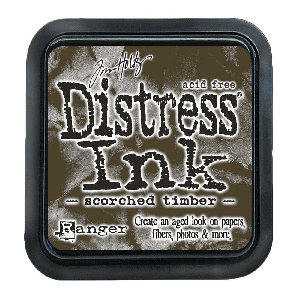 Tim Holtz Distress Ink Pad Scorched Timber January 2024