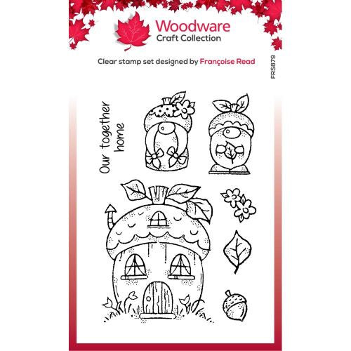 Woodware Clear Stamps 4"X6" Singles Acorn Gnomes