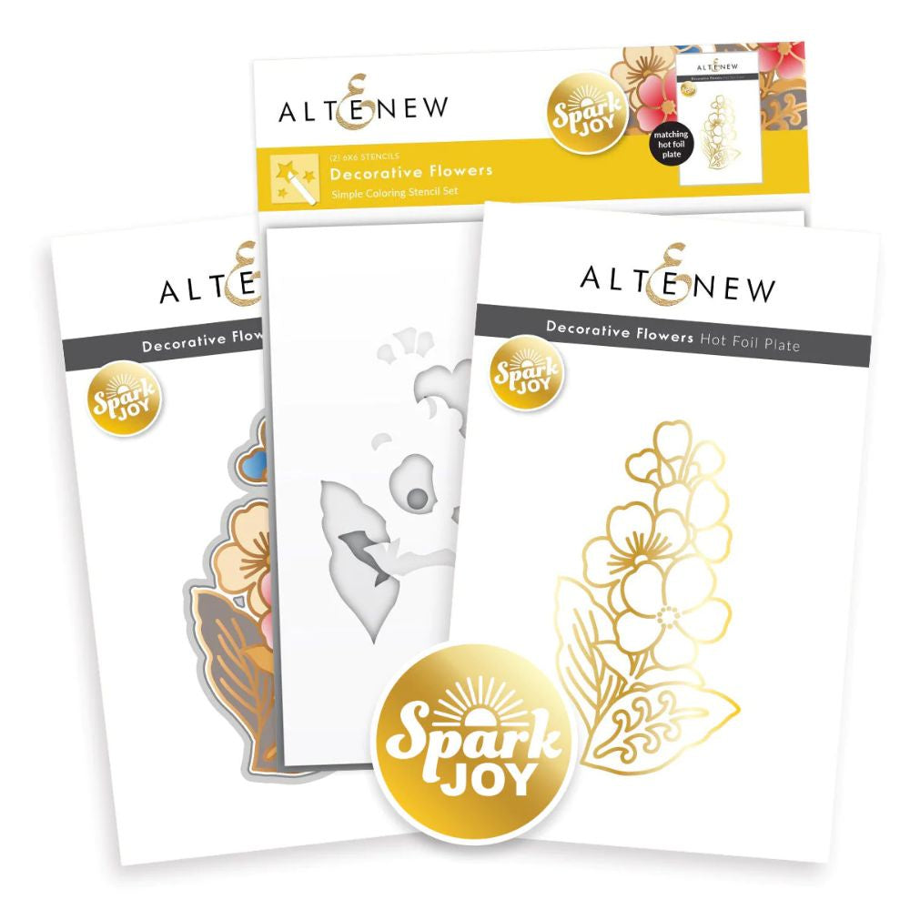 Altenew Spark Joy: Decorative Flowers & Add-on Die Bundle