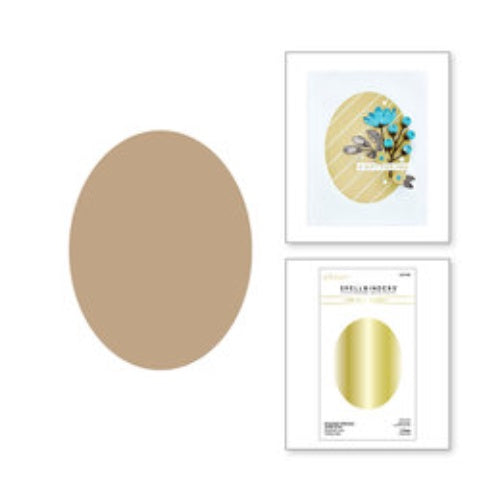 Spellbinders Essential Glimmer Solid Oval Glimmer Hot Foil Plate (GLP-319)