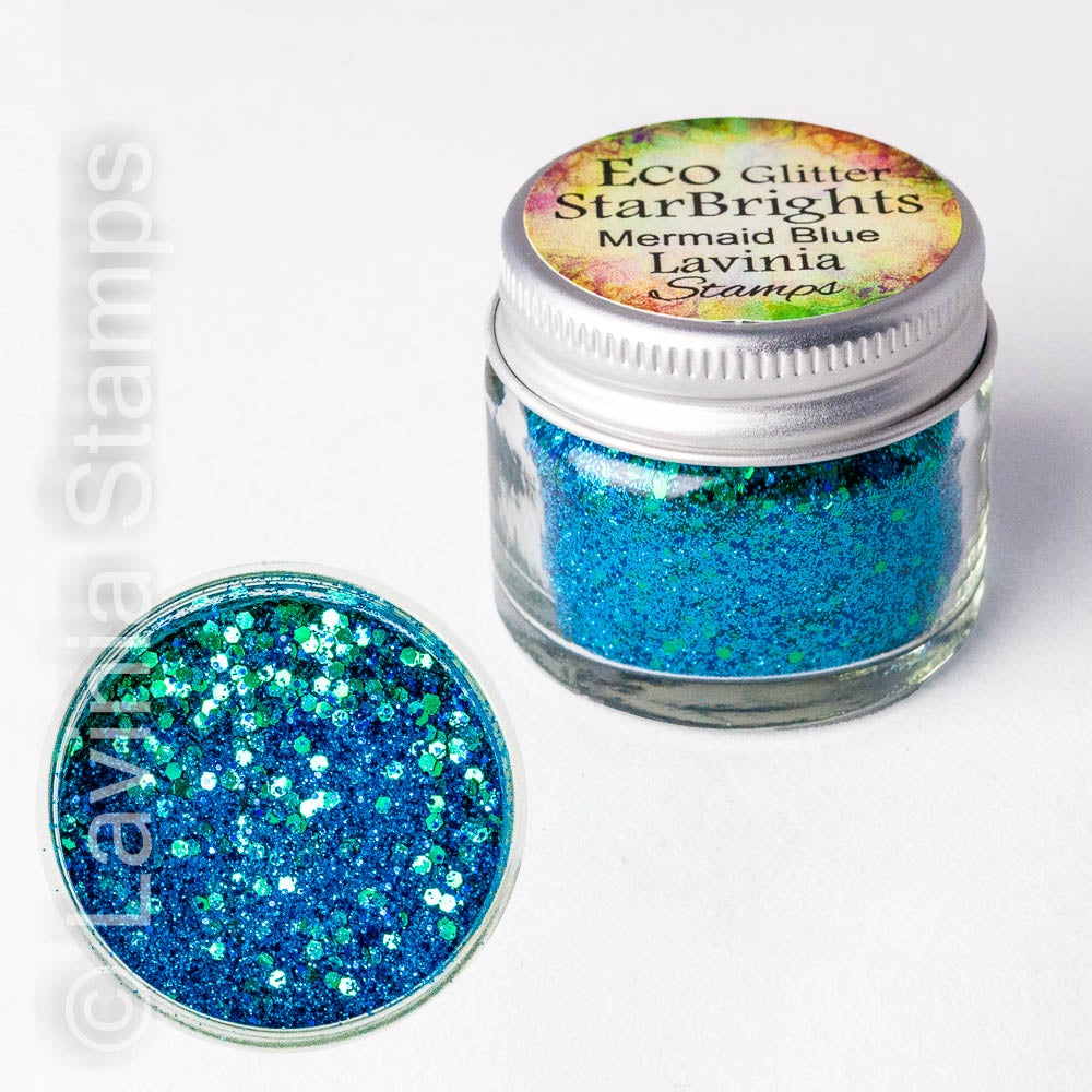 Lavinia Stamps StarBrights Eco Glitter - Mermaid Blue ECOGL5