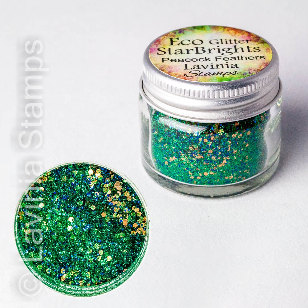 Lavinia Stamps StarBrights Eco Glitter - Peacock Feathers ECOGL1