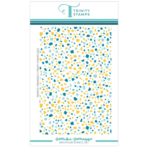 Trinity Stamps Terrific Terrazzo 6x8 Stencil Set