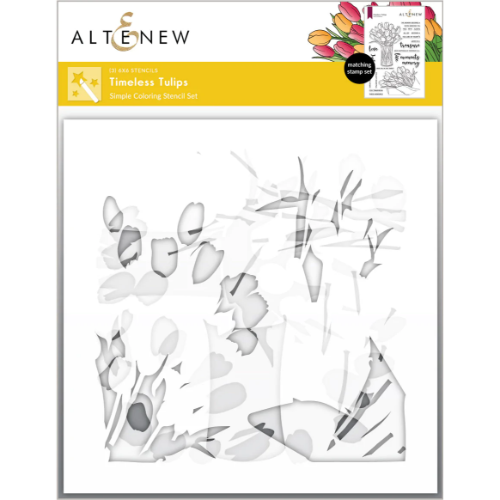 Altenew Timeless Tulips Simple Coloring Stencil Set (3 in 1)