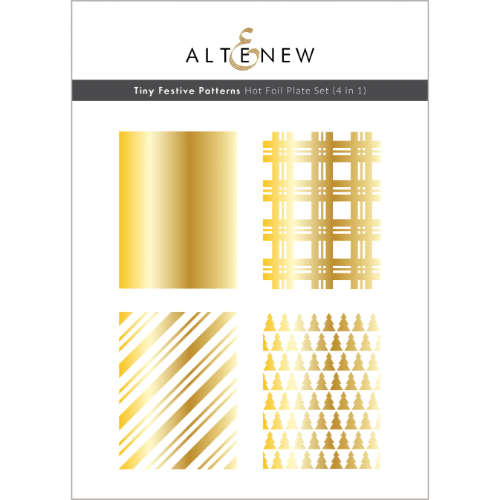 Altenew Tiny Festive Patterns Hot Foil Plate Set (4 in 1)