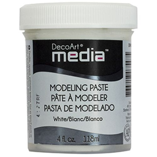 Deco Art Traditions Artist Acrylic Modeling Paste 4oz White