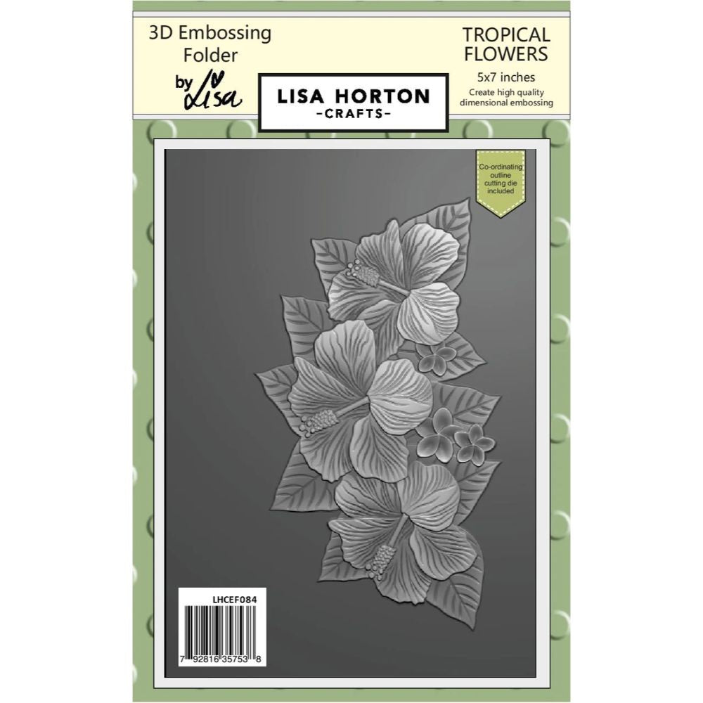 Lisa Horton Crafts Tropical Flowers 5x7