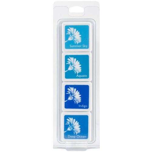 Hero Arts Bold Ink Cubes 4/Pkg Tropical Waters