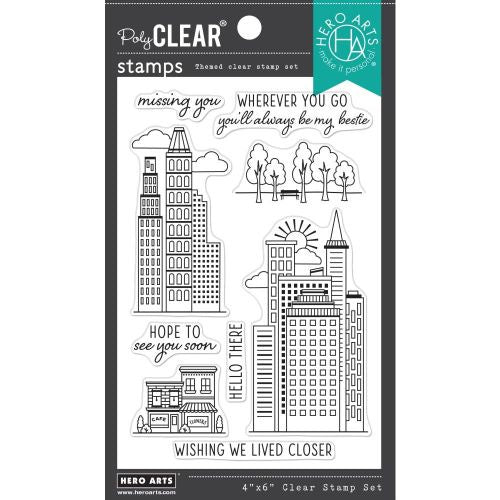 Hero Arts Clear Stamps 4"X6" Wherever You Go - Auzz Trinklets N Krafts