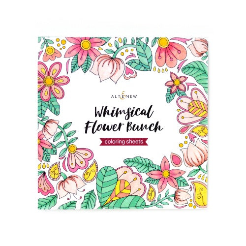 Altenew Whimsical Flower Bunch Coloring Sheets