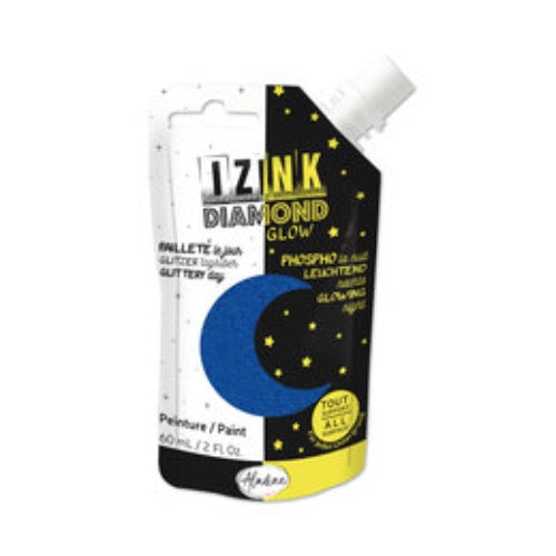 Aladine Izink Diamond Glow Paint Blue (60ml) (82095)