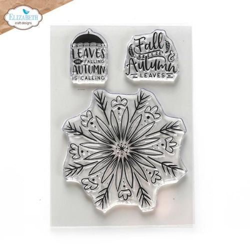 Elizabeth Craft Clear Stamps Autumn Leaves