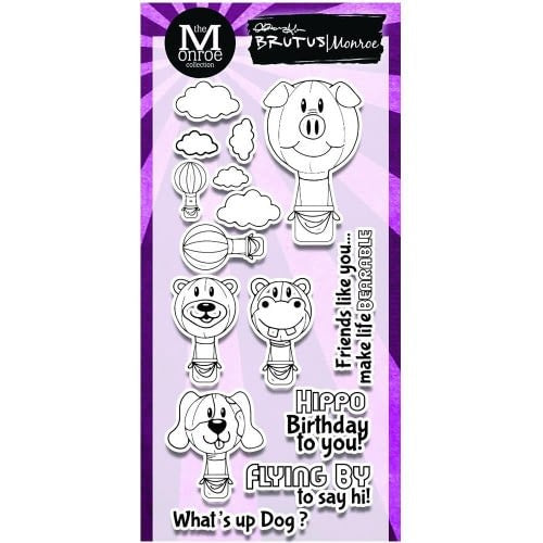 Brutus Monroe Clear Stamps 4"X8" Balloon Animals