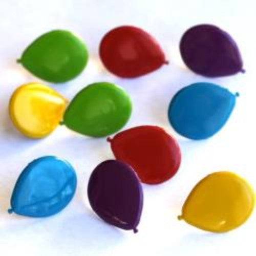 Eyelet Outlet Shape Brads 12/Pkg Balloons - Bright