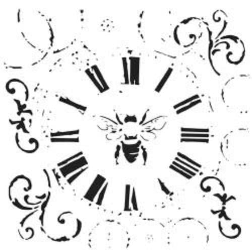 Crafter's Workshop Template 6"X6" Bee On Time