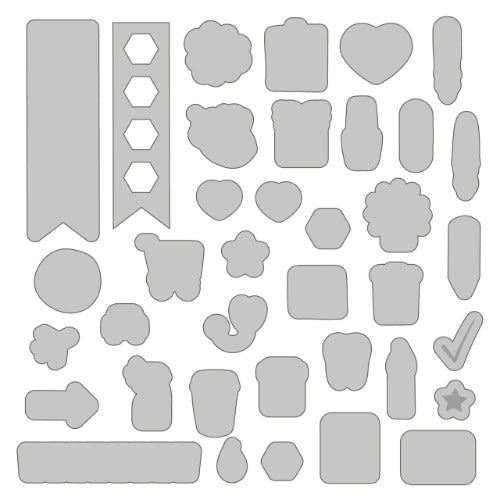 HoneyBee Stamp Bee Organized | Honey Cuts | Steel Dies