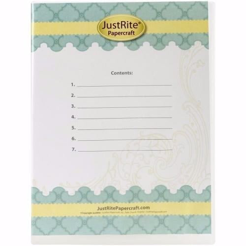 JustRite Cling Mini Binder Box 9.5"X7.1875"X1.375"