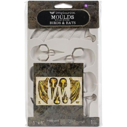 Finnabair Decor Moulds 5"X8" Birds & Bats