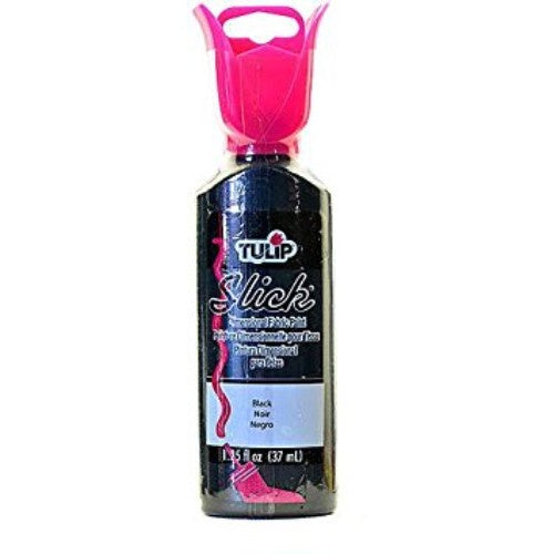 Tulip Dimensional Fabric Paint 1.25oz Slick - Black