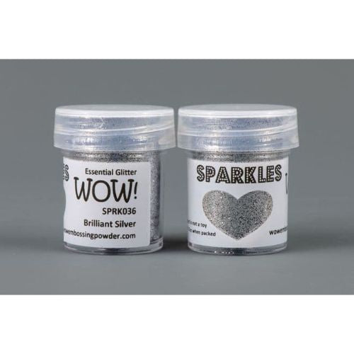 WOW! SPRK036 Brilliant Silver Essential SPARKLES - Auzz Trinklets N Krafts