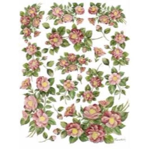 A3 Standard Paper Design for Sospeso Or Decoupage Collage Sheets Camelie