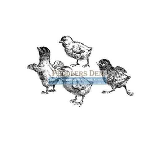 Peddlers Den Quartet of Chicks T4-091C - No Mounting