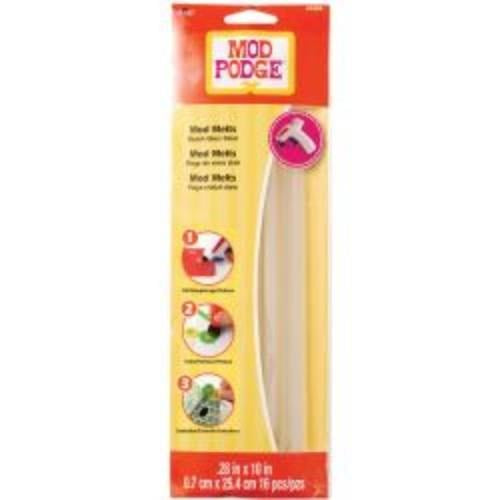 Mod Podge Mod Melts .28"X10" 16/Pkg Beach Glass Clear