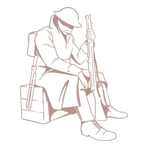 Couture Creations Lest We Forget Mini Stamp Memorial 1.9"X1.9"