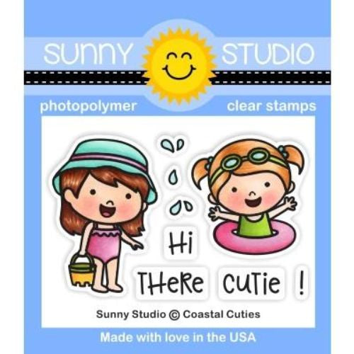 Sunny Studios COASTAL CUTIES STAMPS