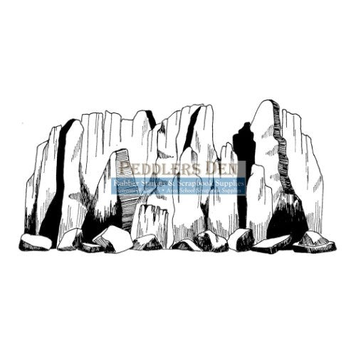 Peddlers Den Curtain Rocks M11-248F - No Mounting