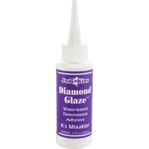 Judikins Diamond Glaze Dimensional Adhesive 2oz Precision Tip