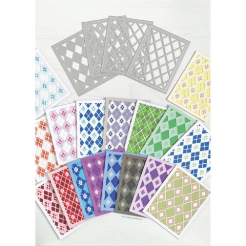 The Ton Diamond Plaid Layering Coverplate Dies