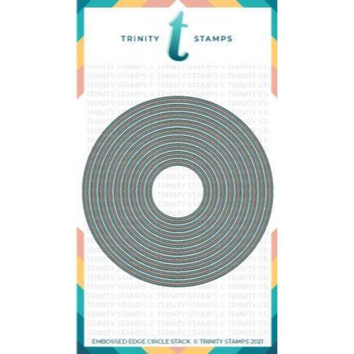Trinity Stamps Embossed Edge Circle Stack Die Set