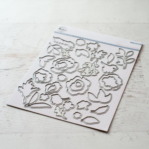 Pinkfresh Studio Die Embroidered Blossoms RETIRED