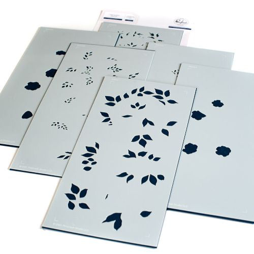 Pinkfresh Studio English Garden layering stencil Retired