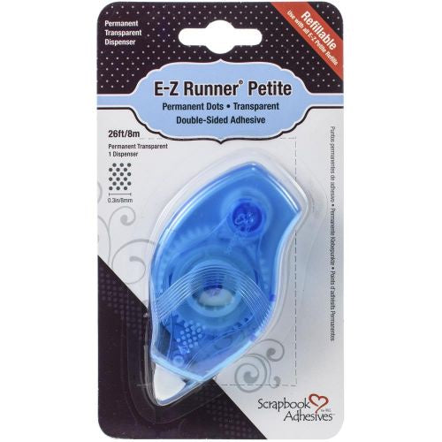 Scrapbook Adhesives EZ Runner Petite Refillable Dispenser 26' Petite Dots-Permanent