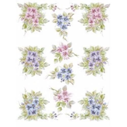 A3 Standard Paper Design for Sospeso Or Decoupage Collage Sheets Fiori