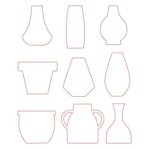 HoneyBee Stamp Floral Vases | Honey Cuts